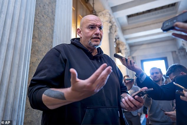 Sen. John Fetterman, D-Pa., said he doesn't care who is funding the protests despite being targeted by some of the groups supported by 'dark money' groups.