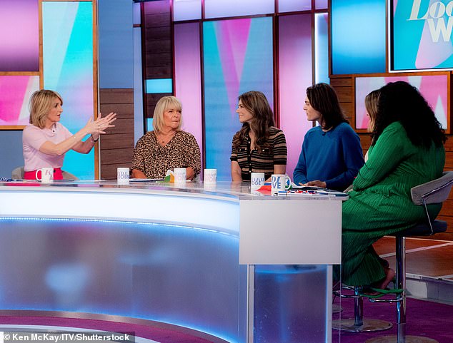 Elizabeth told Loose Women hosts Kaye Adams, Linda Robson, Judi Love and Frankie Bridge: 