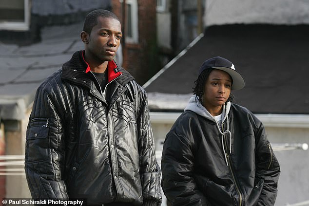 Jamie as Marlo pictured alongside Felicia Pearson as Snoop in season 4 of The Wire