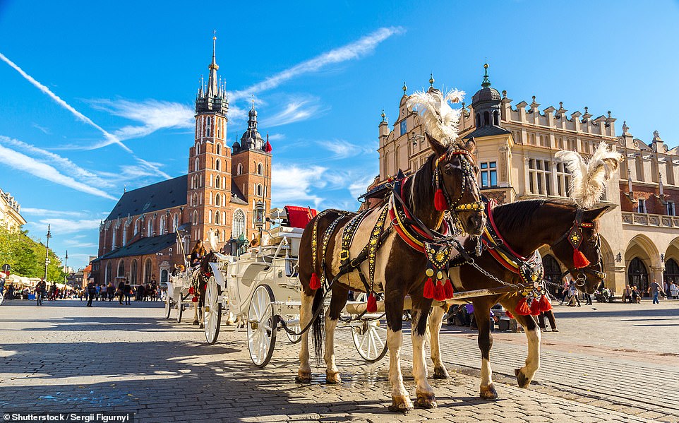 Krakow, Poland comes in at number four and is one of several Eastern European cities to appear in the top ten.