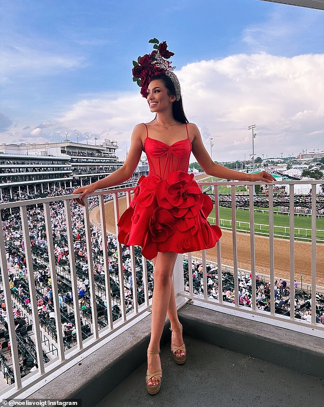 Miss USA 2023 Noelia Voigt announced her resignation in an Instagram post, days after appearing at the Kentucky Derby