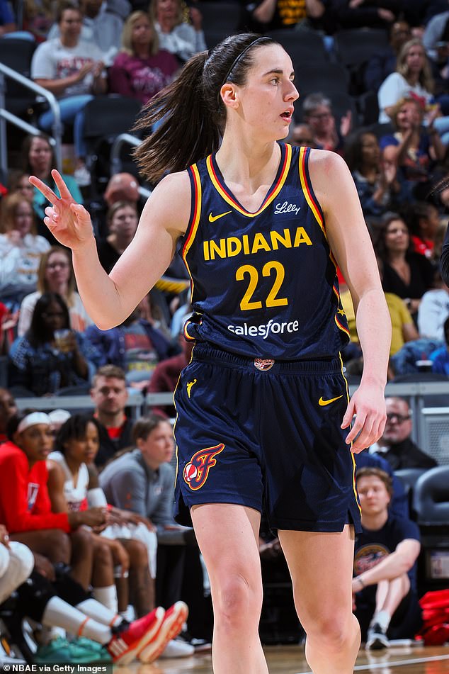 Clark was selected first overall by the Indiana Fever in this year's WNBA Draft.