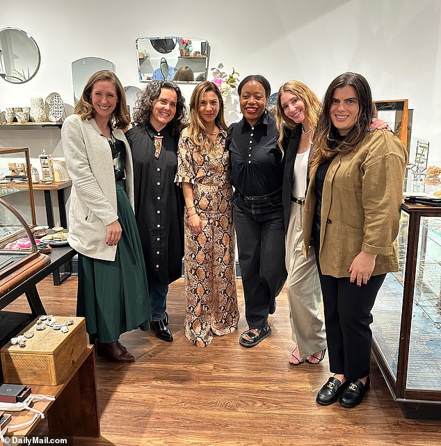 Joining Melissa as co-hosts were Nest founder Rebecca van Bergen, fashion designer Tracy Reese, influencer Lindsay Weiss and Daily Mail style director Pandora Amoratis.