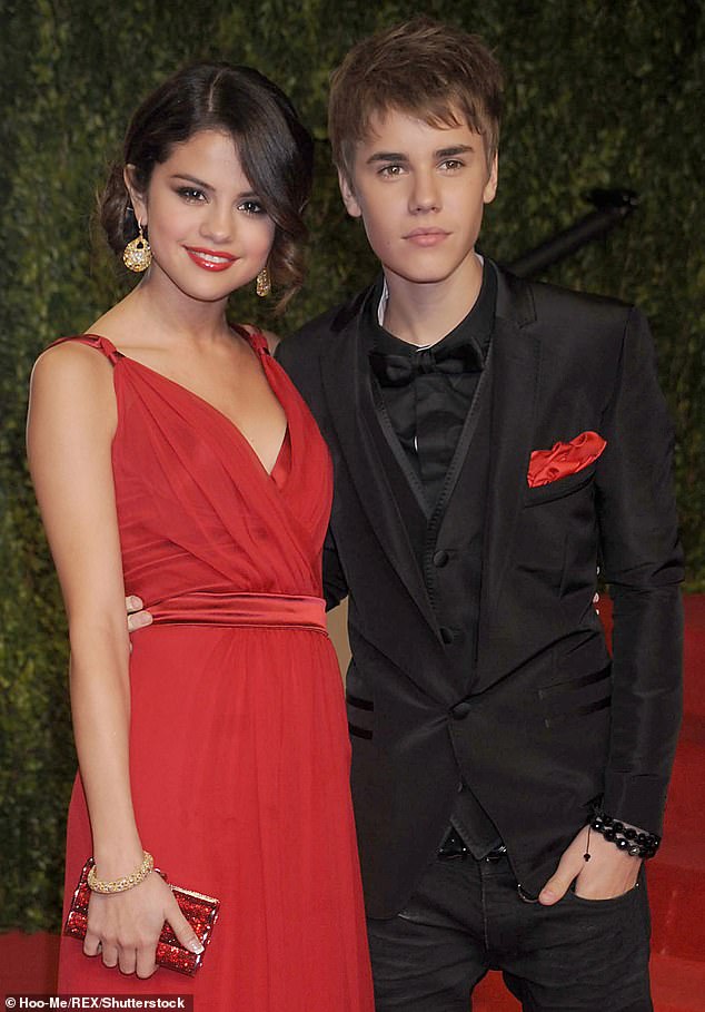 Justin was in a highly publicized on-again, off-again romance with Selena Gomez from 2011 to 2014 before briefly reuniting in 2017. They split for good in 2018 (pictured in 2011).