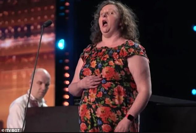 The judge, 68, struggled to contain his emotions as he watched blind soprano Denise Leigh and pianist Stefan Andrusyschyn, both from Stoke-on-Trent.