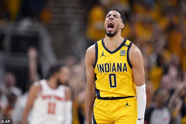 Tyrese Haliburton led with 35 points and the Pacers avoided falling 3-0 in the series.