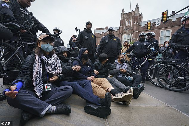 Police carried out predawn raids Friday on students protesting the war in Gaza at the University of Pennsylvania.