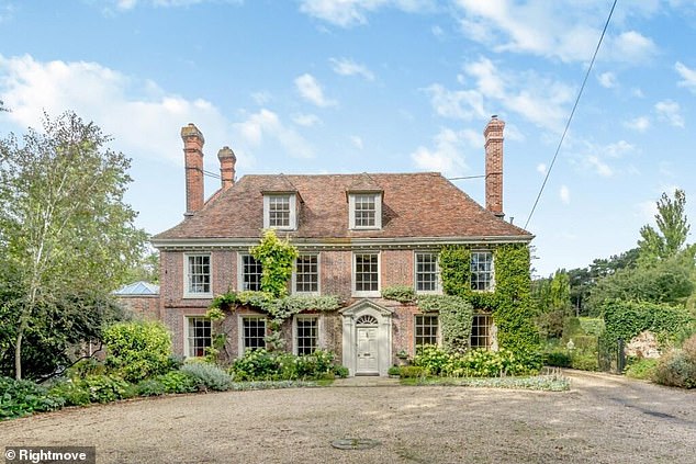 This Grade II listed property in the village of Eastry in Kent is for sale for £2.25 million through estate agents Strutt and Parker.