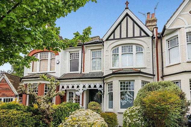 This five-bedroom Edwardian terrace in Southgate, north London, is for sale for £1.2 million through KFH