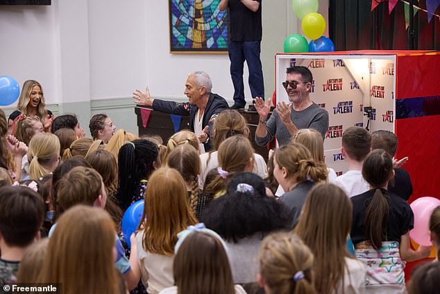 Simon further surprises the children by telling them that as they are all amazing singers, they would all join him on Britains Got Talent to perform.