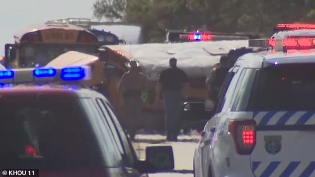 The bus was carrying 44 Tom Green Elementary School pre-K students and 11 adults on their way home from a field trip to the Bastrop Zoo when an adult and a child died.