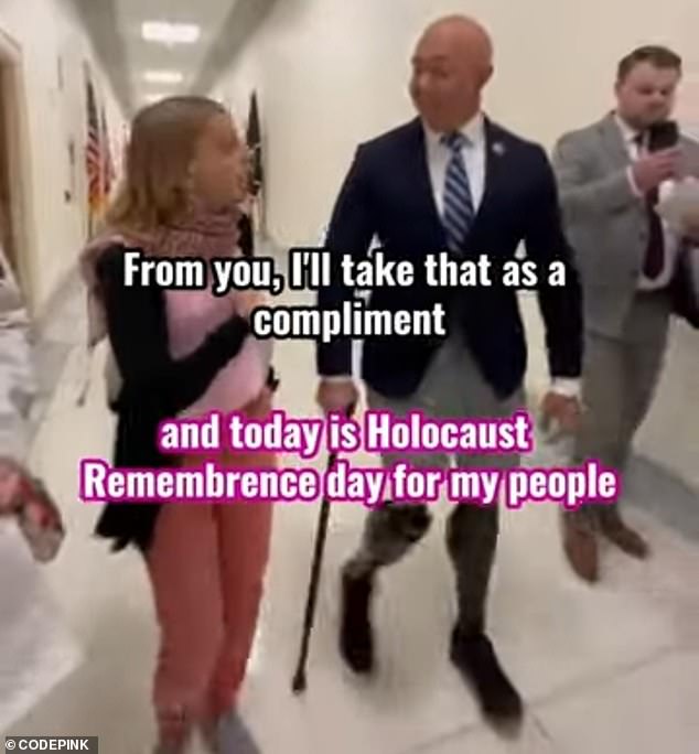 1715444846 779 Moment when Congressman Brian Mast confronts pro Palestinian protesters and tells