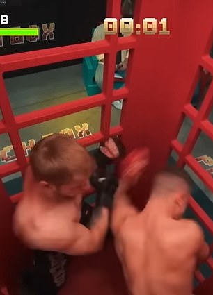 Phone booth boxing has gained popularity in Russia in recent years