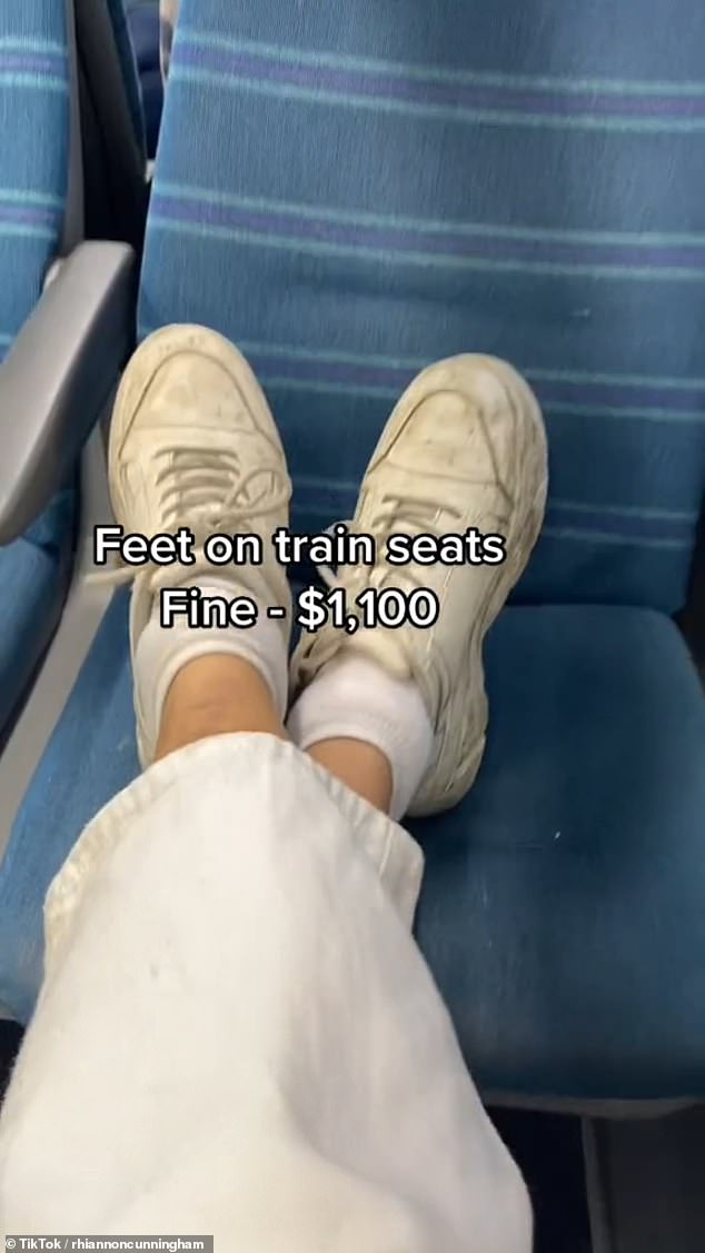 There are various and costly penalties for everything from putting your feet up on trains and even jaywalking.