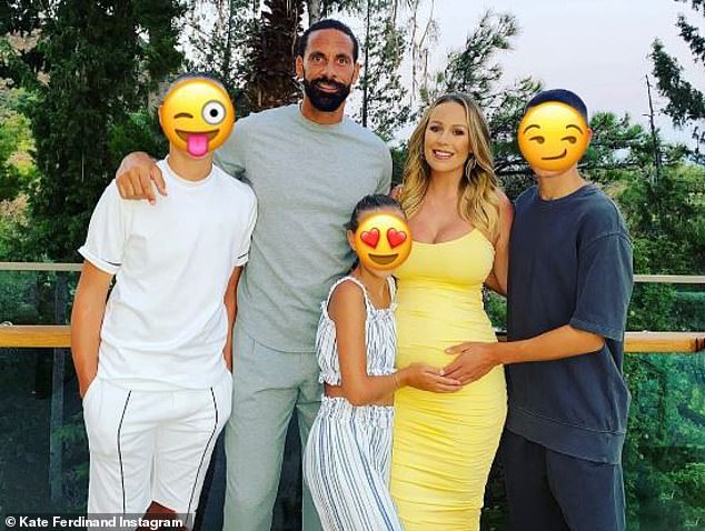 The former TOWIE star married the footballer in 2019 and became a stepfather to their now blended family.