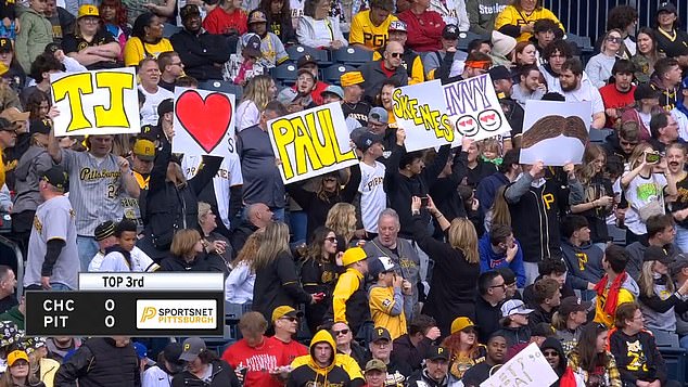 In the crowd, fans held signs of Skenes and Dunne, baseball's new power couple.