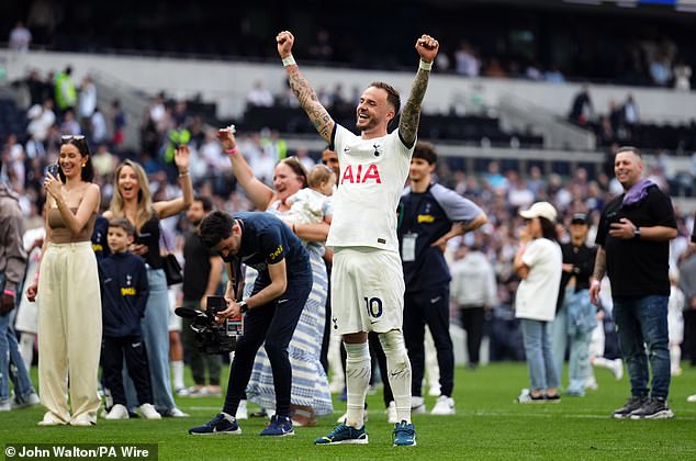 James Maddison was hailed by fans as he marked the end of his debut campaign.