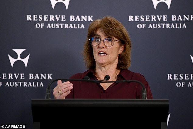 RBA Governor Michele Bullock (pictured) has signaled that interest rates may need to be raised if inflation is not better controlled.