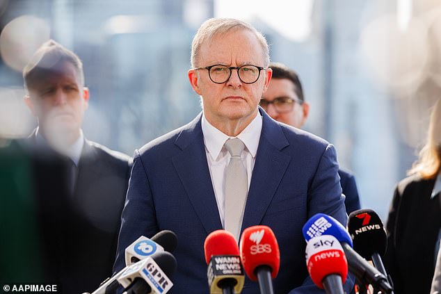 The Prime Minister takes a back seat during budget week but will be watching the public's reaction closely (Anthony Albanese pictured)