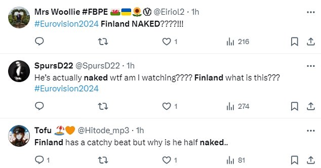 1715470051 643 Eurovision fans are shocked as Finlands singer appears to perform