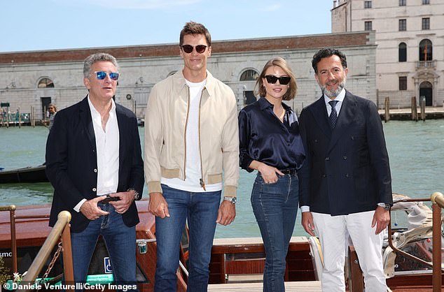 Alejandro Agag, Brady, Sophi Horne and E1 CEO Rodi Basso are seen on Friday afternoon.