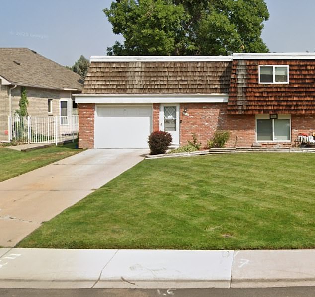 Pictured is Aurora's family home in Fort Collins, where the accident occurred earlier this week.