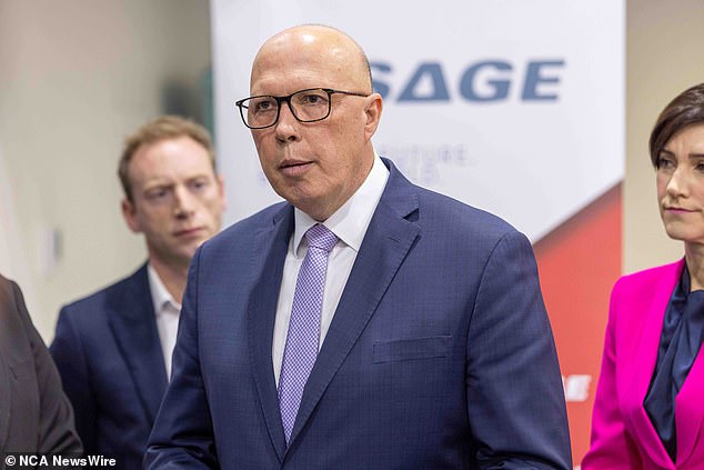 Opposition leader Peter Dutton (pictured) was the then Home Secretary when Tahami was released into the community in January 2020.