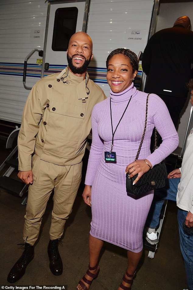 When asked if Common was in her book, the Girls Trip star joked: 