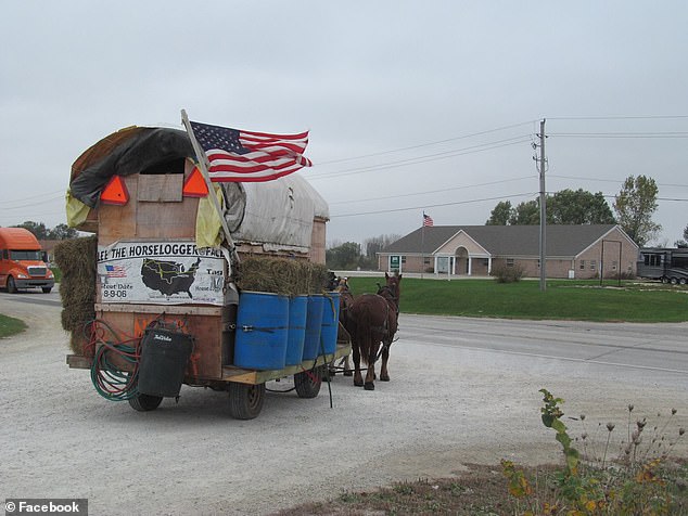 Lee took his life savings of $75 and a couple of horses and decided to explore the nation.