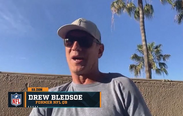 Former Patriots quarterback Dew Bledsoe said he wasn't sure if Gronk 