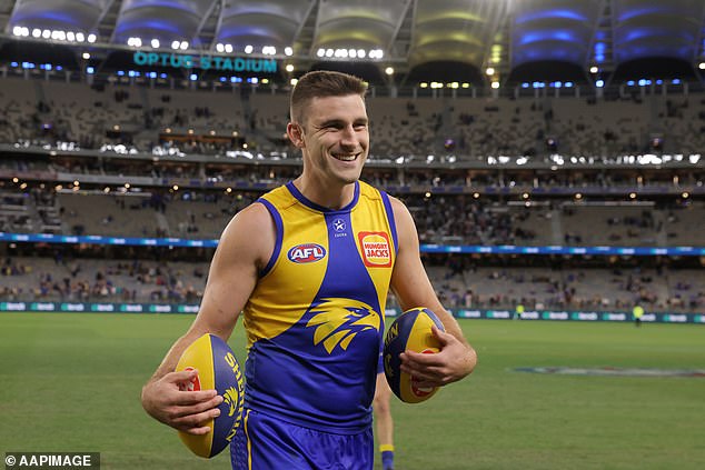 Yeo is a West Coast Eagles stalwart and played against Essendon last weekend.