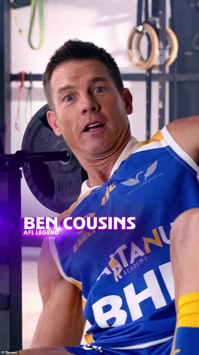 Among the stars featured in the promo was AFL legend Ben Cousins.