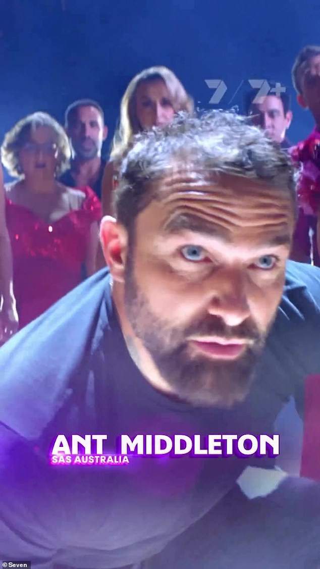 SAS Australia's Ant Middleton slid into frame by rope