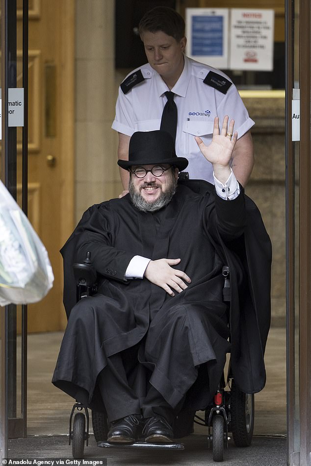 Rossi leaves Edinburgh Sheriff Court after his US extradition hearing in July 2023. He was deported to the US in January this year.