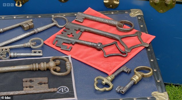 In the episode, which aired Sunday, a guest brought in the large stash of keys he had accumulated after receiving one from his grandfather as a child.