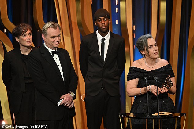 She made headlines after taking to the stage with the Oppenheimer cast at the BAFTAs.