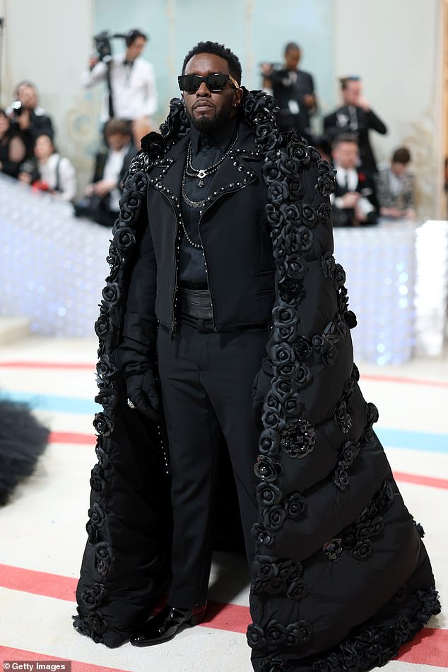 Diddy was photographed at last year's Met Gala in New York.