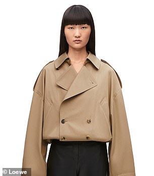 Loewe short trench coat ($3,990)