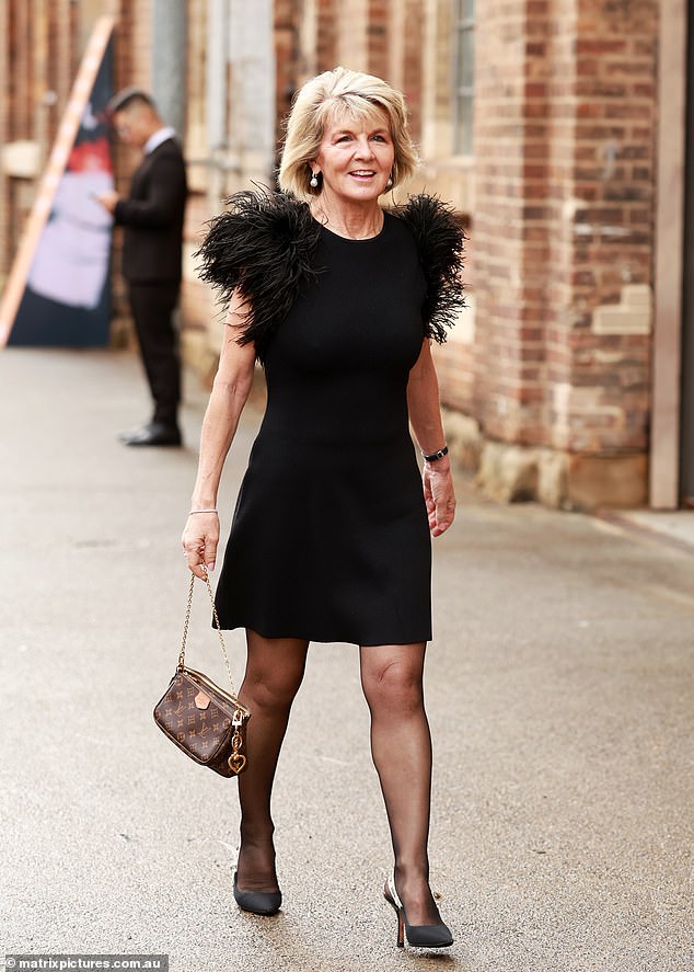 The former politician, 67, stepped out wearing $4,000 worth of designer accessories as she strutted her stuff at the event, which kicked off at Carriageworks in Sydney.