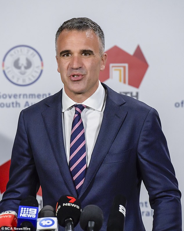 South Australian Premier Peter Malinauskas (pictured) announced the state will introduce new laws to ban young children from using social media.