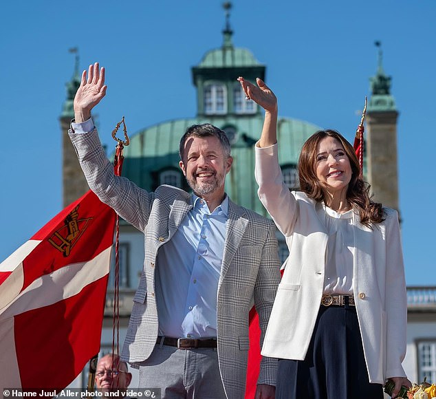 The couple's first trip as King and Queen has been described as awkward