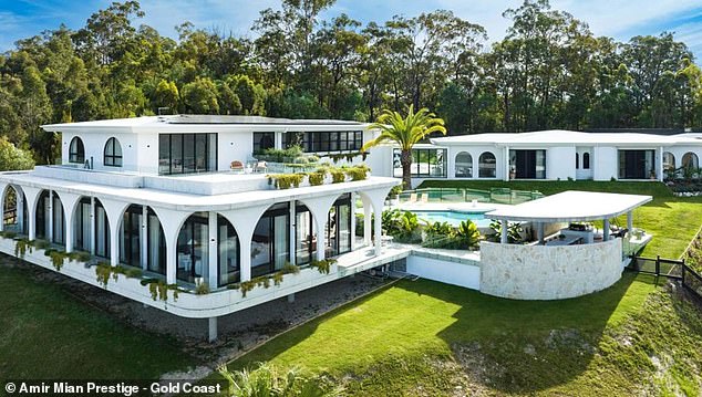 They fell in love with the extravagant seven-bedroom, eight-bathroom Mediterranean property and recently finalized the purchase.