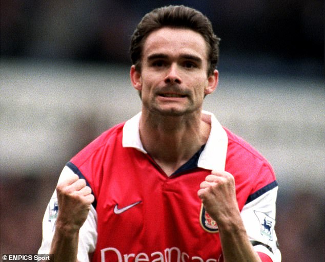 Rooney also compared Saka's playing style to that of Arsenal legend Marc Overmars (pictured).