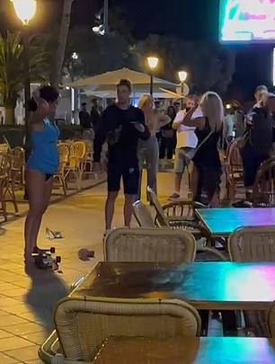 The fight took place on Saturday night in Cala d'Or, on the southeast coast of Mallorca.