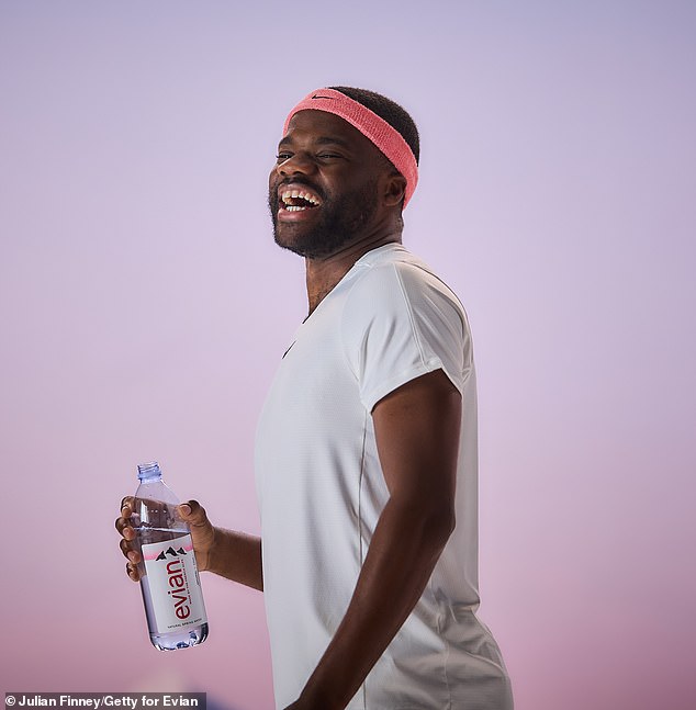 As she looks ahead to the new season, Emma has joined forces with American professional Frances Tiafoe, star of Netflix tennis series Break Point, to promote Evian's latest campaign.