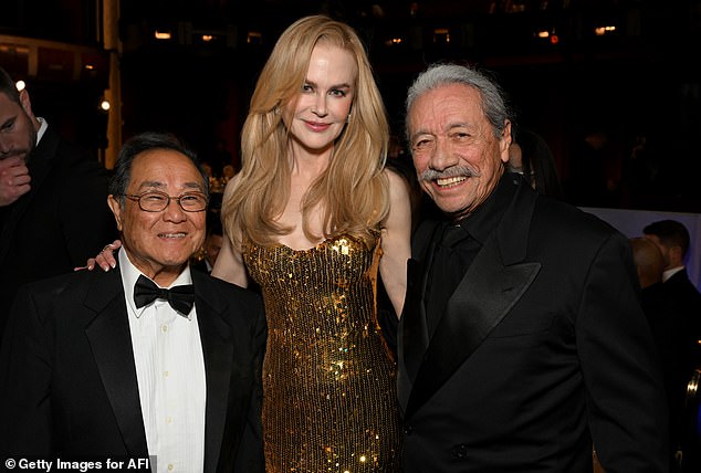 Olmos has since made a miraculous recovery and was seen attending the AFI Lifetime Achievement Award tribute for Nicole Kidman on April 27.