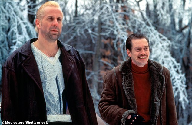 The actor has a career spanning four decades and is best known for his roles in the HBO series Boardwalk Empire and films such as 'Fargo' (pictured with co-star Peter Stormare).