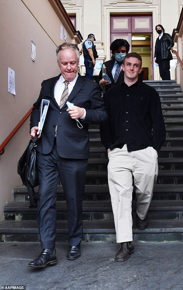 Kristo Langker was so concerned about threats allegedly conveyed to him by Mahmood Fazal that he made a statement to the New South Wales Police Organized Crime Team. Langker is pictured on the right