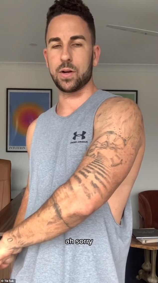 Samuel Davies, who chronicled his journey on TikTok, explained how he landed the role of Colin Donnell's lookalike on Arrow, only to have it pulled by Netflix because his tattoos required daily coverage.