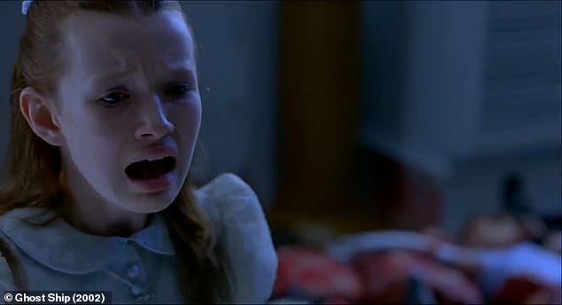 The astonishing scene ends with the girl screaming as she realizes that she is the only one left alive.